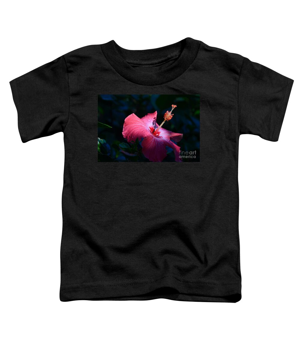 Hibiscus Toddler T-Shirt featuring the photograph 8- Hibiscus by Joseph Keane