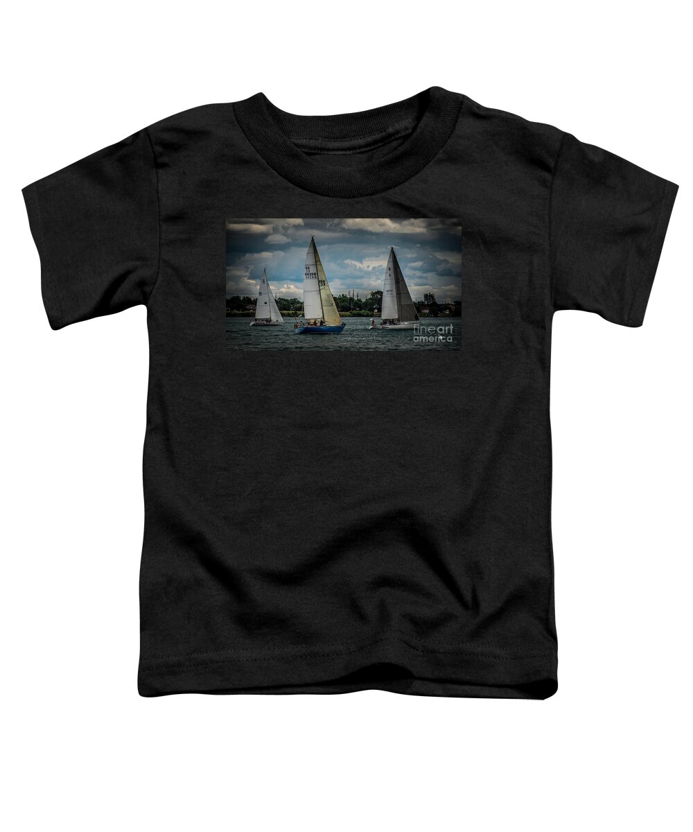 Clouds Toddler T-Shirt featuring the photograph 84358 by Ronald Grogan