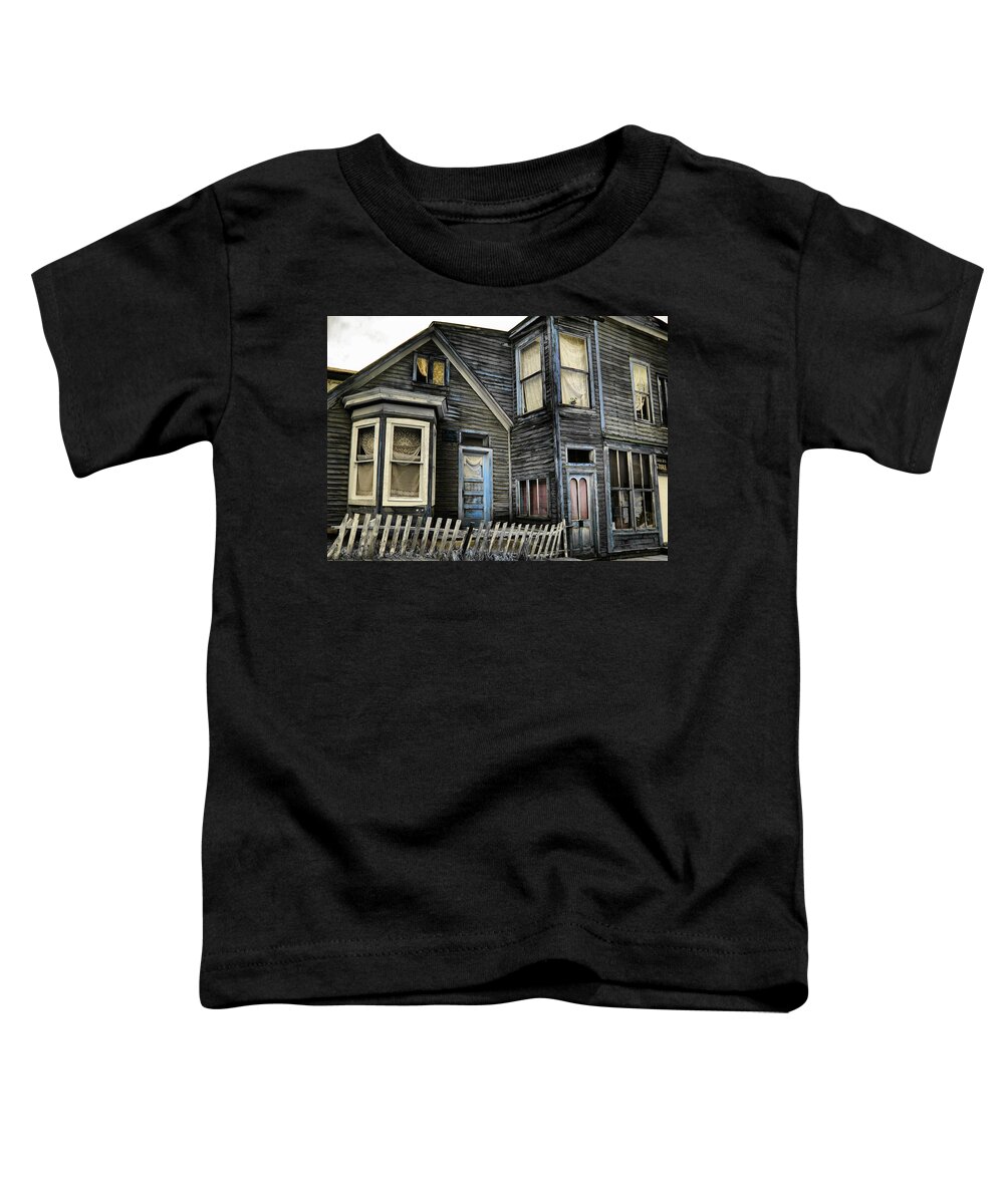 House Toddler T-Shirt featuring the photograph A Bygone Era by Ellen Heaverlo