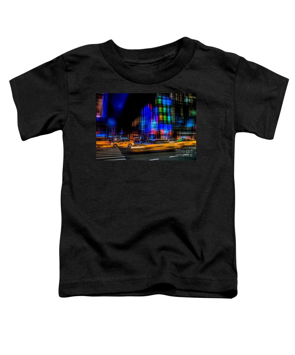Nyc Toddler T-Shirt featuring the photograph a city full of colors II by Hannes Cmarits