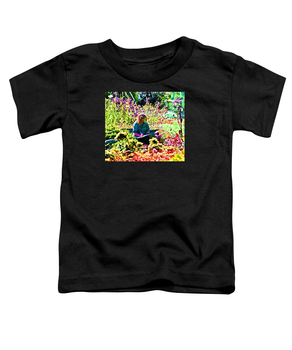 Joseph Art Toddler T-Shirt featuring the digital art A time To Draw by Joseph Coulombe