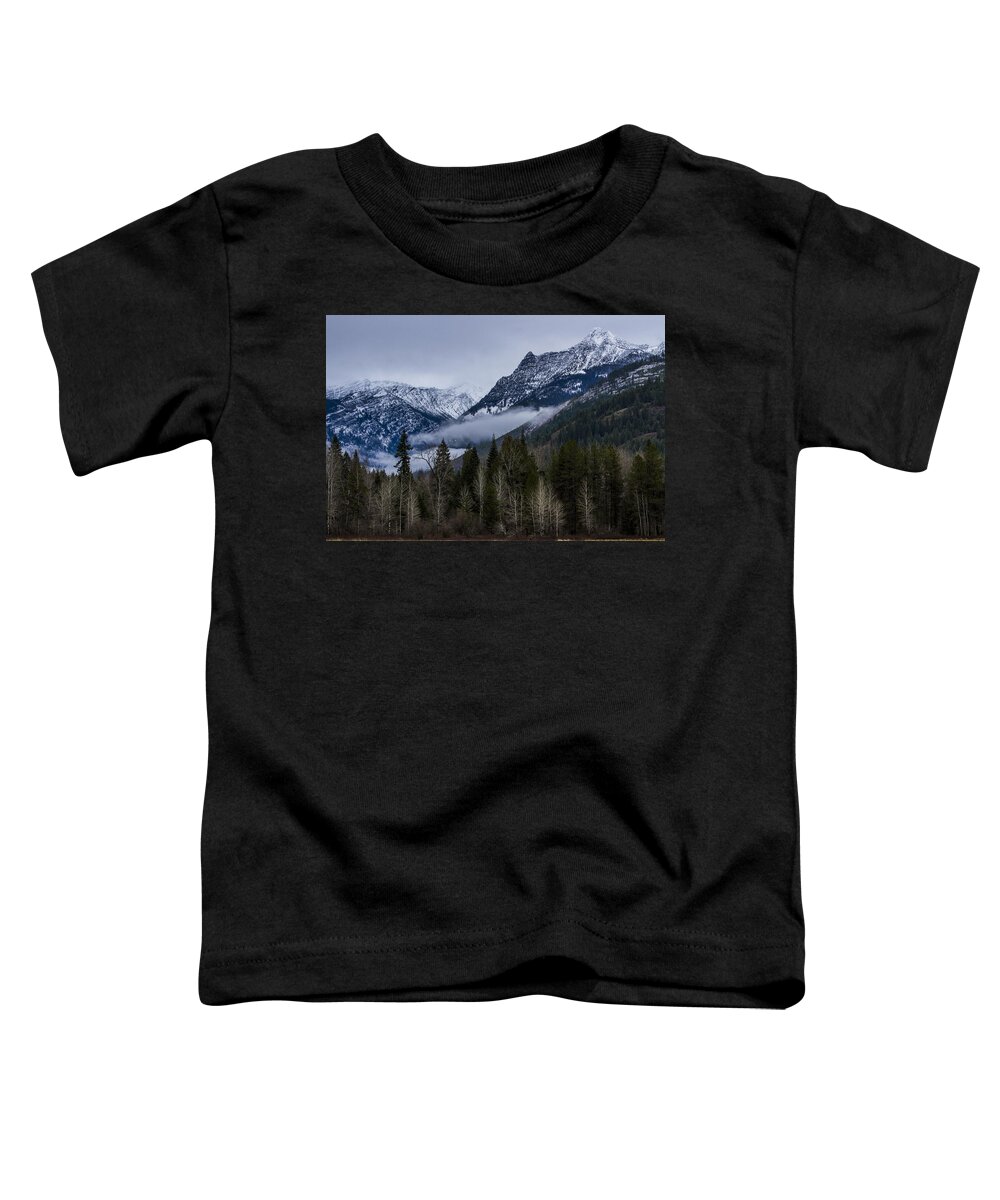 Bull River Toddler T-Shirt featuring the photograph Above the Bull by Albert Seger