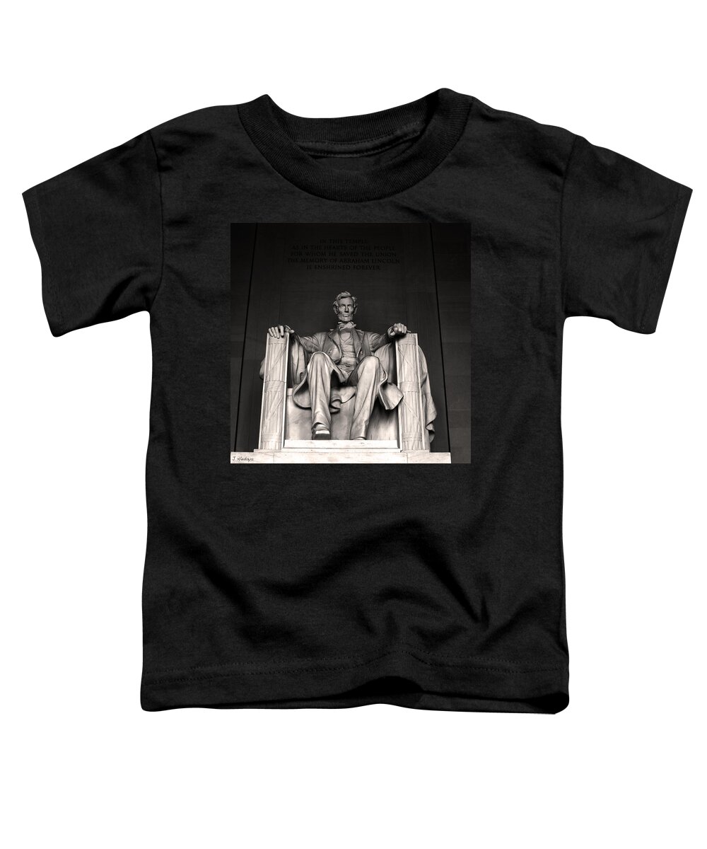 Abraham Lincoln Toddler T-Shirt featuring the photograph Abraham Lincoln 1 by Joseph Hedaya
