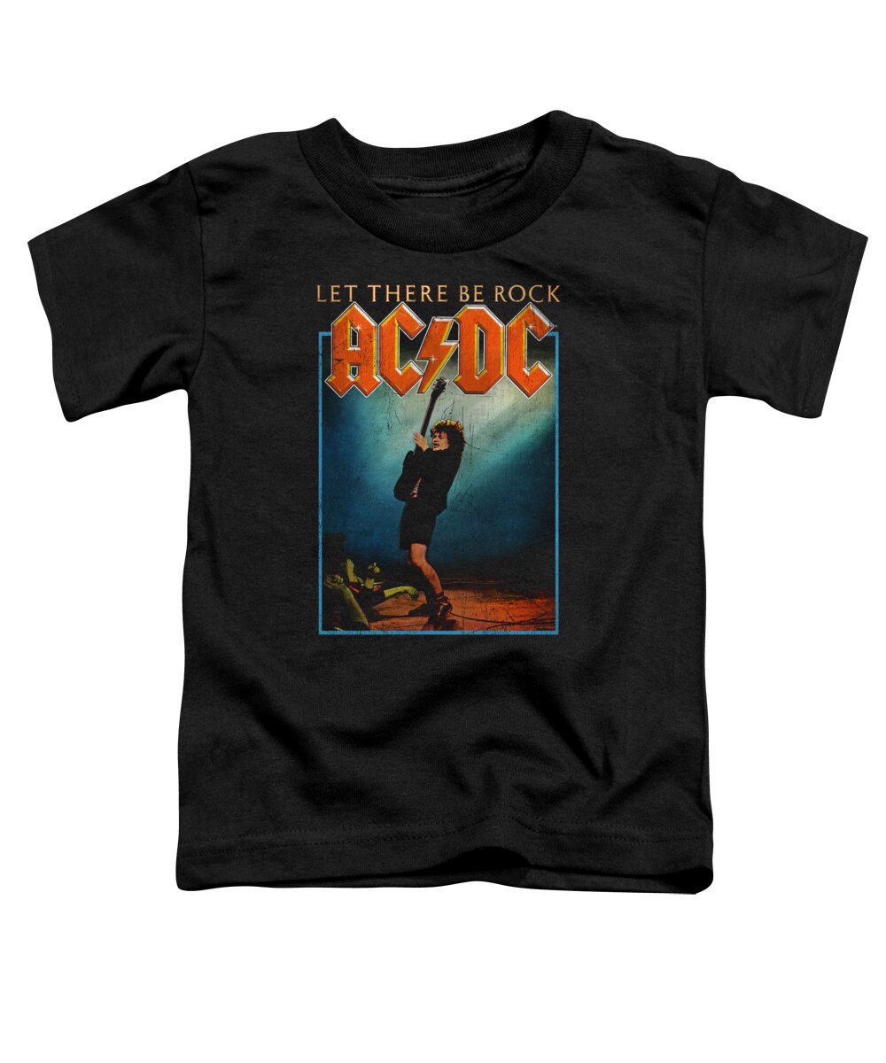 Toddler T-Shirt featuring the digital art Acdc - Let There Be Rock by Brand A