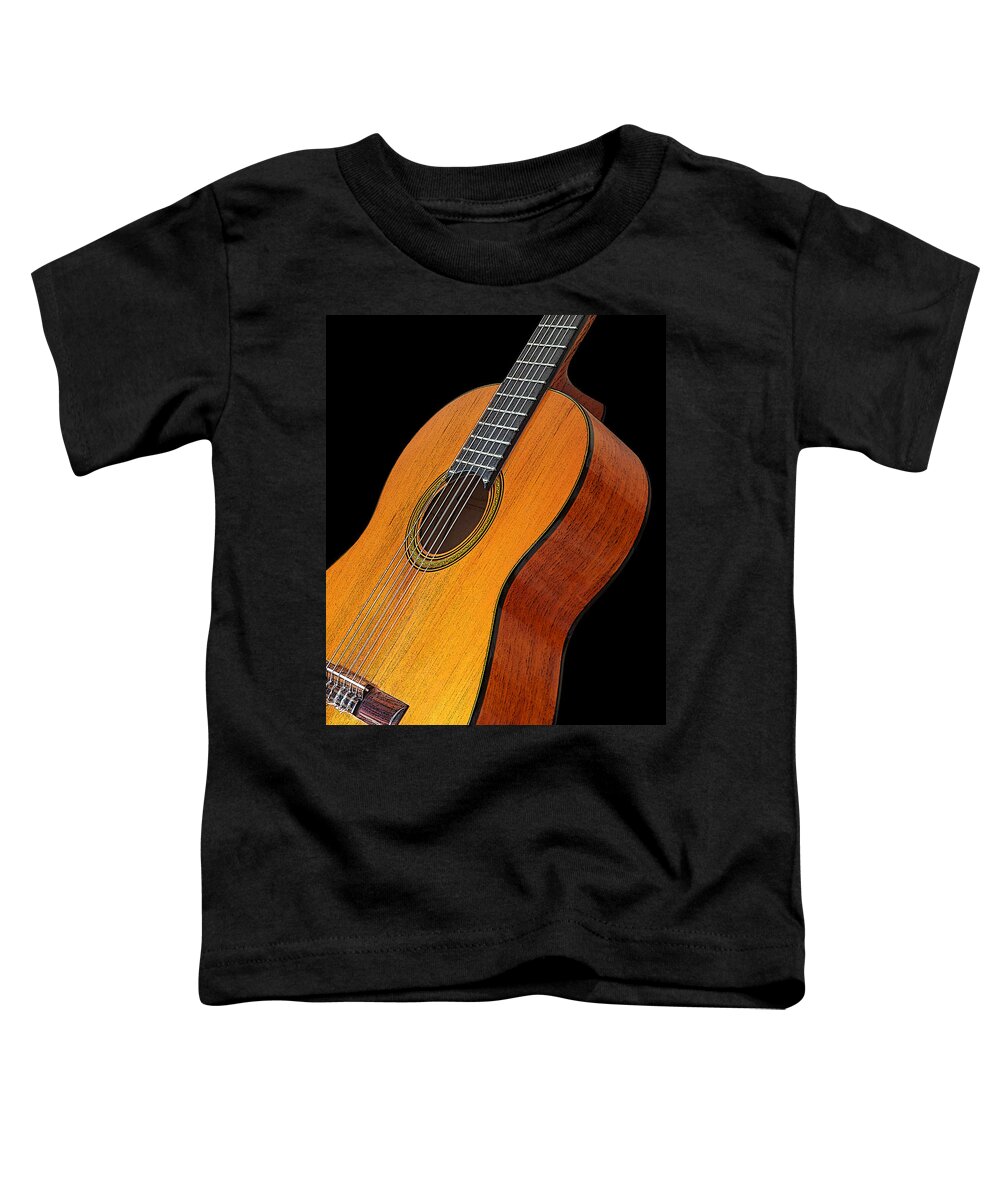 Acoustic Guitar Toddler T-Shirt featuring the photograph Acoustic Guitar by Gill Billington