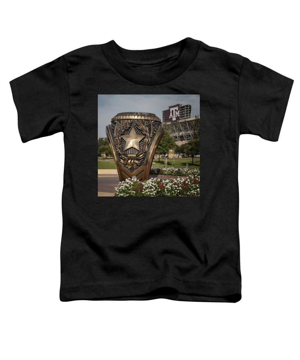 Joan Carroll Toddler T-Shirt featuring the photograph Aggie Ring by Joan Carroll