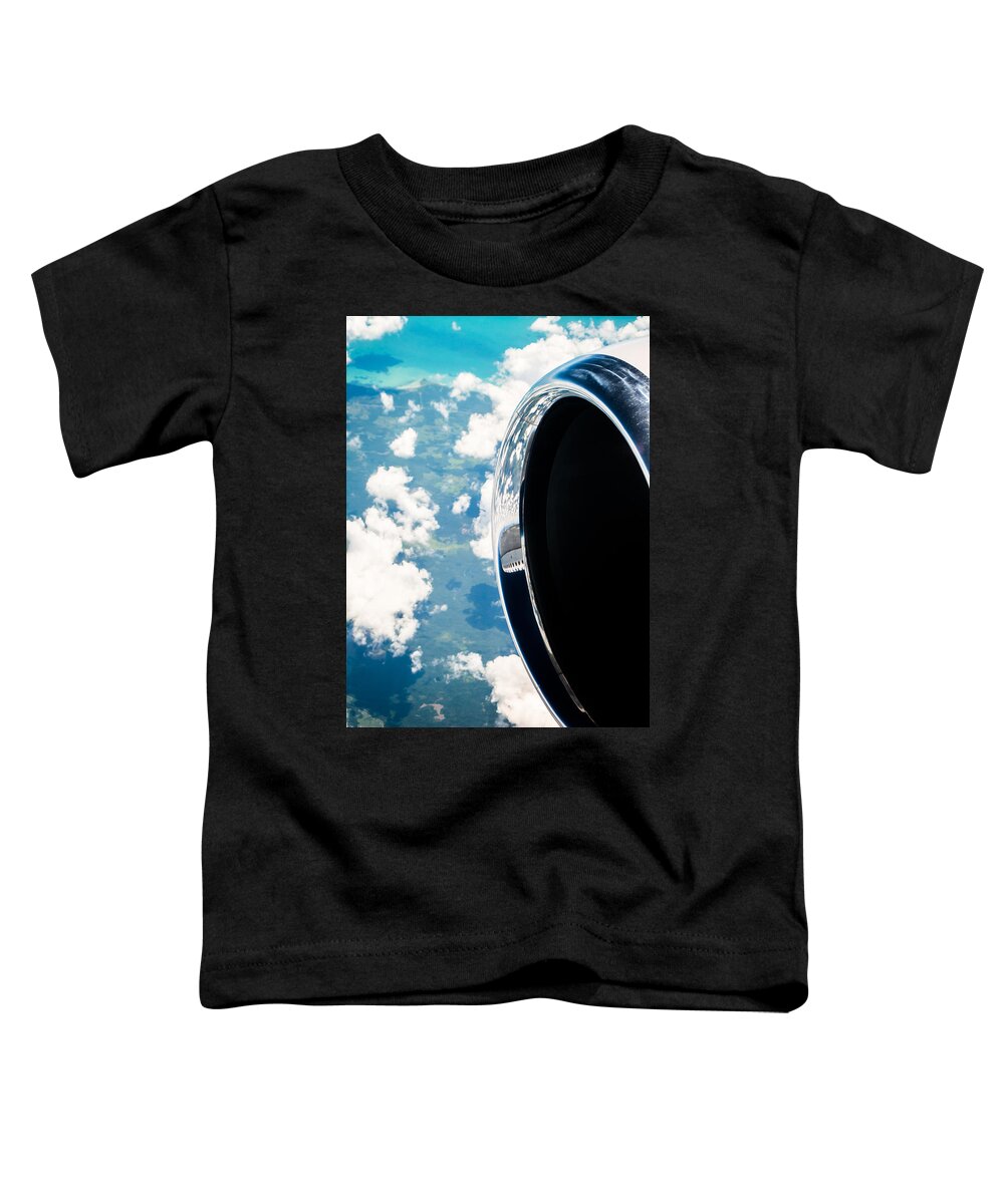 Aerial Toddler T-Shirt featuring the photograph Tropical Skies by Parker Cunningham