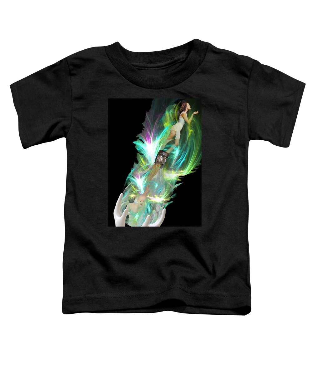 Baby Toddler T-Shirt featuring the digital art Alchemy by Lisa Yount