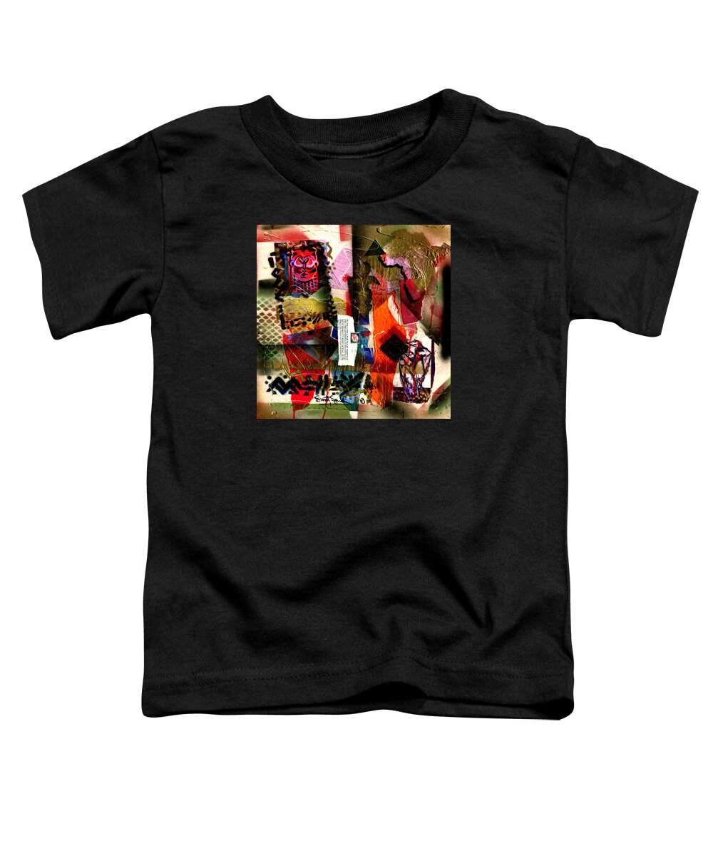 Everett Spruill Toddler T-Shirt featuring the painting Allegories of Liberty by Everett Spruill