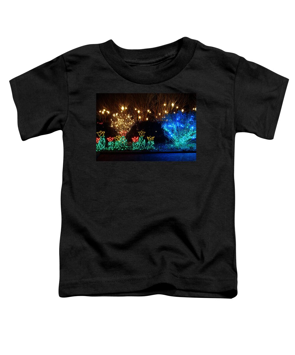 Holidays Toddler T-Shirt featuring the photograph Along The Walk by Rodney Lee Williams