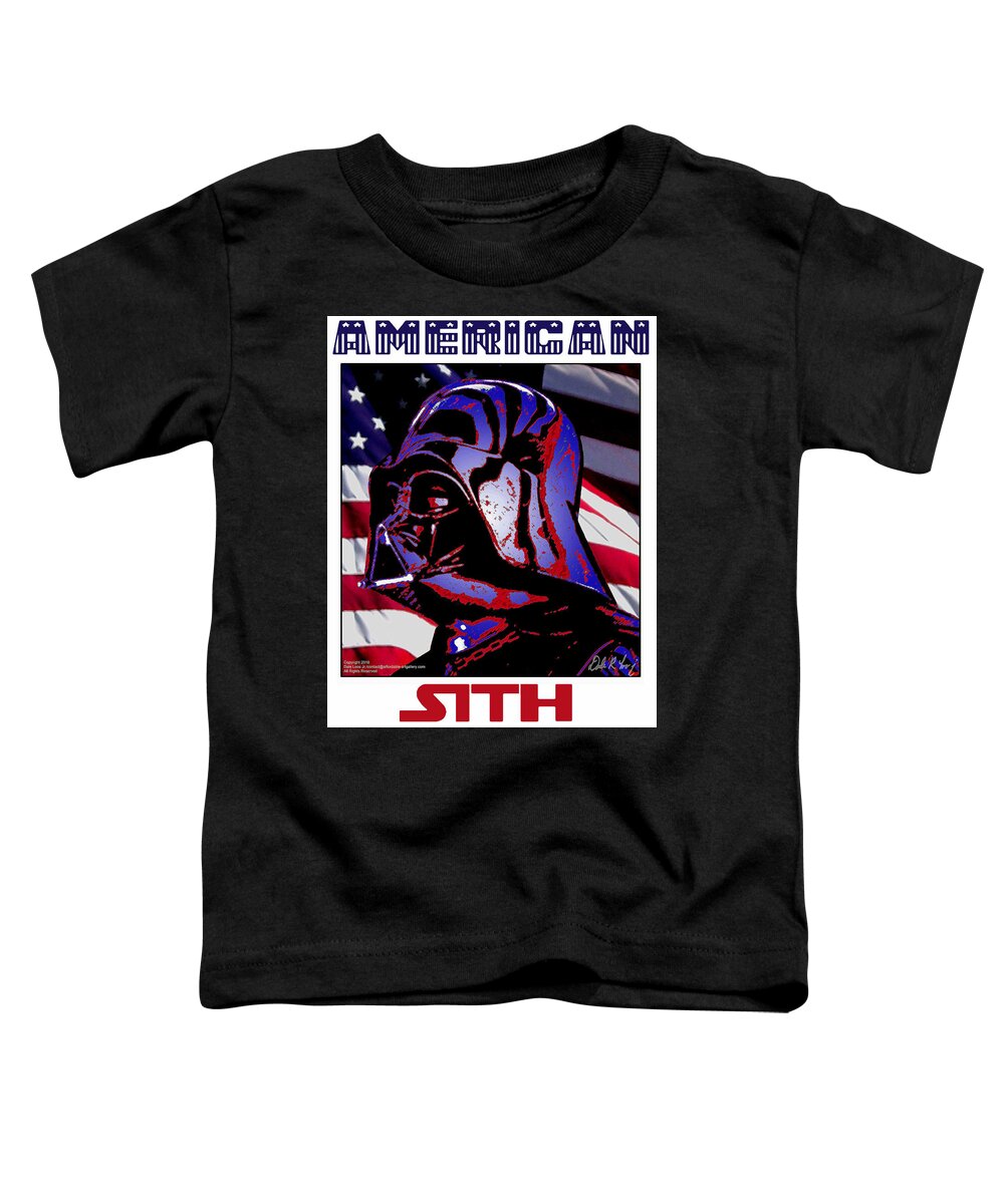Dale Loos Toddler T-Shirt featuring the digital art American Sith by Dale Loos Jr