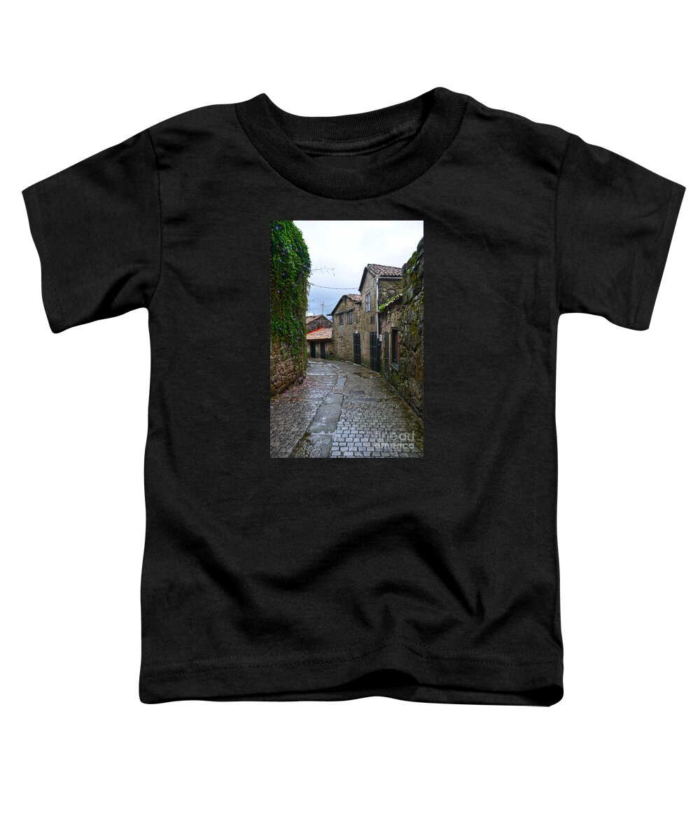 Ancient Toddler T-Shirt featuring the photograph Ancient street in Tui by RicardMN Photography