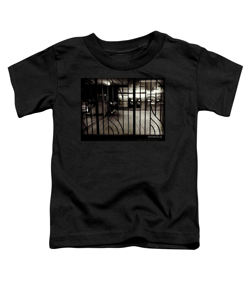 Grand Central Toddler T-Shirt featuring the photograph Angles and Curves - Subways of New York by Miriam Danar
