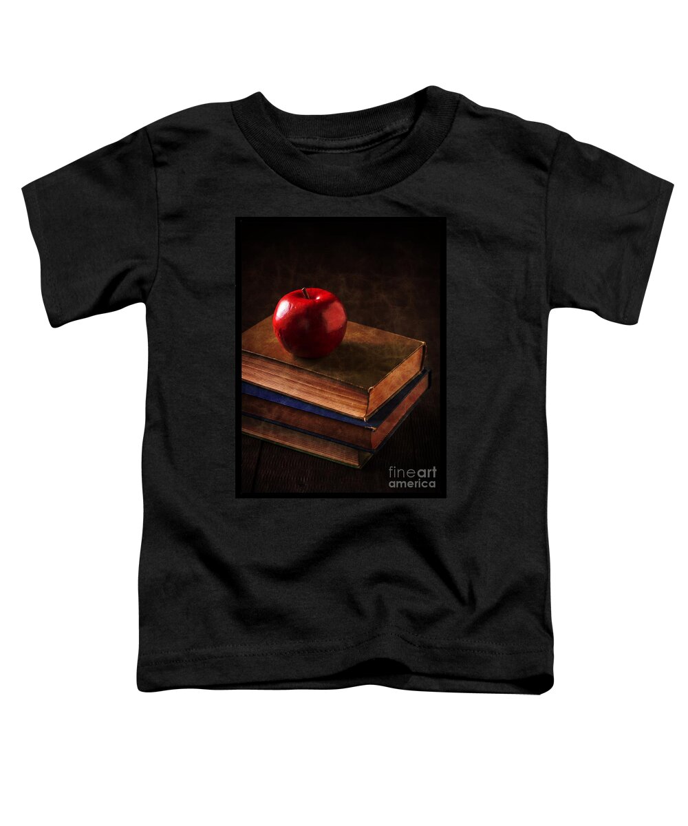 Professor Toddler T-Shirt featuring the photograph Apple for Teacher by Edward Fielding