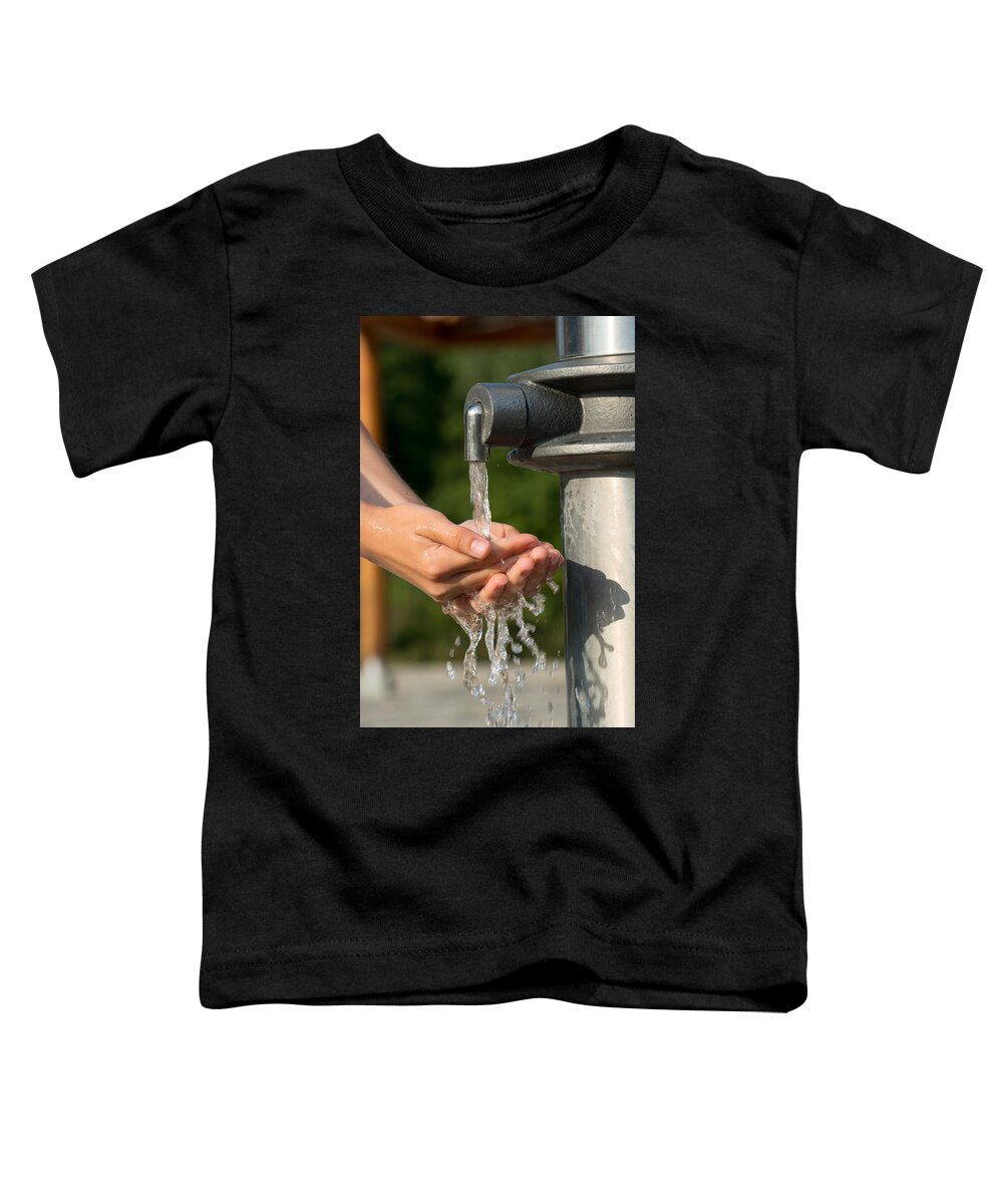 Water Toddler T-Shirt featuring the photograph Appreciating Freshwater by Andreas Berthold