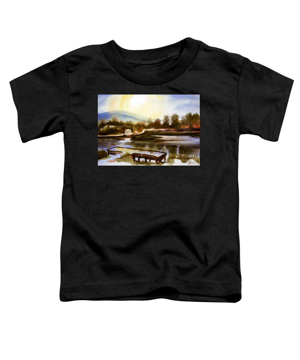 Approaching Dusk Iib Toddler T-Shirt featuring the painting Approaching Dusk IIb by Kip DeVore