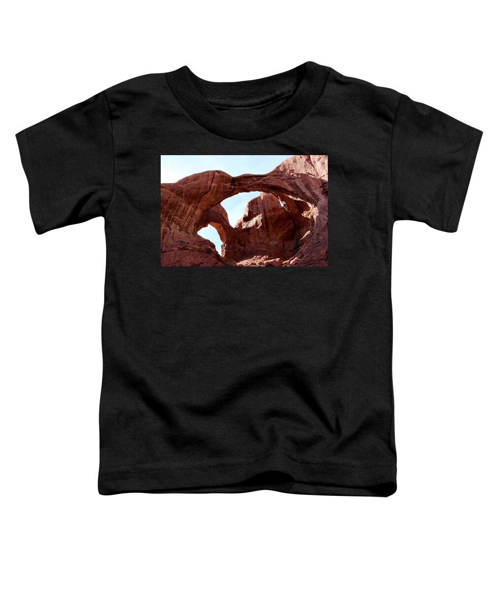 Arches Toddler T-Shirt featuring the photograph Arches National Park by Suzanne Lorenz