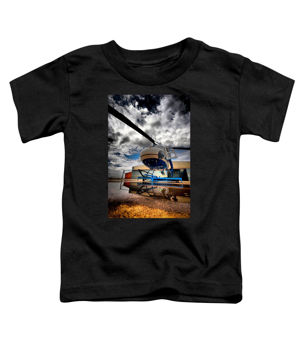 Eurocopter As350 Ecureuil (squirrel) Toddler T-Shirt featuring the photograph Artistic Squirrel by Paul Job