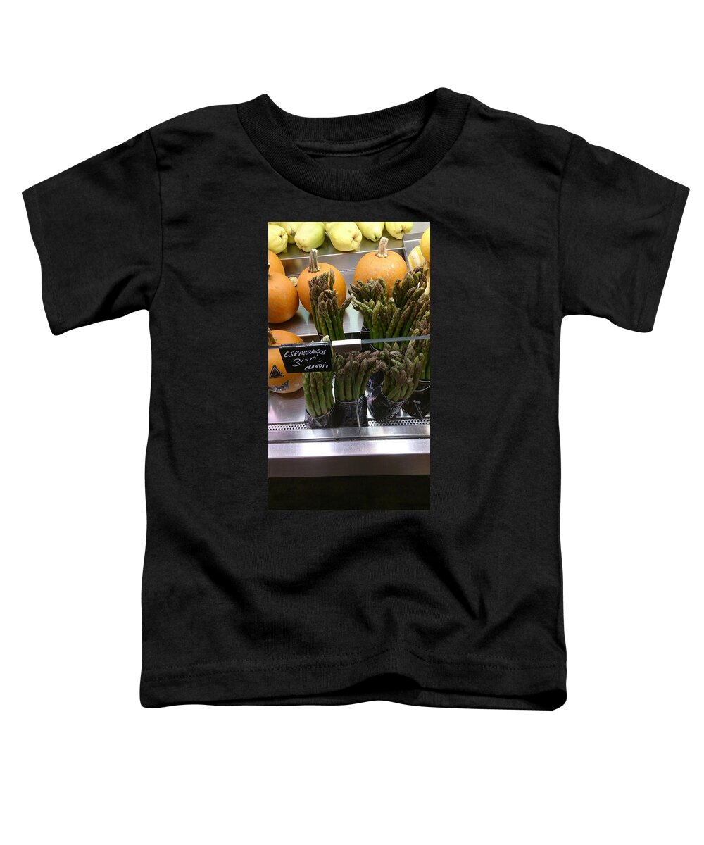 Asparagus Toddler T-Shirt featuring the photograph Asparagus by Moshe Harboun
