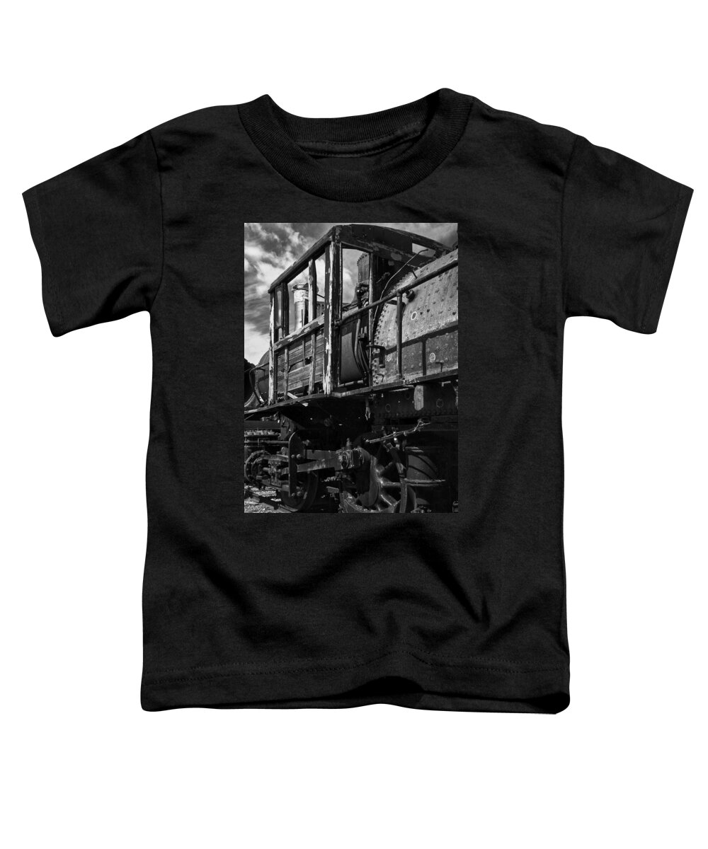Railroad Toddler T-Shirt featuring the photograph Awaiting Restoration by Paul W Faust - Impressions of Light