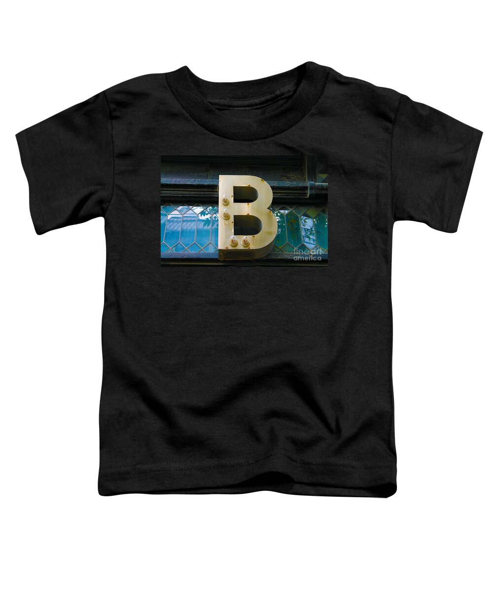 B Toddler T-Shirt featuring the photograph B Designing by Nina Silver