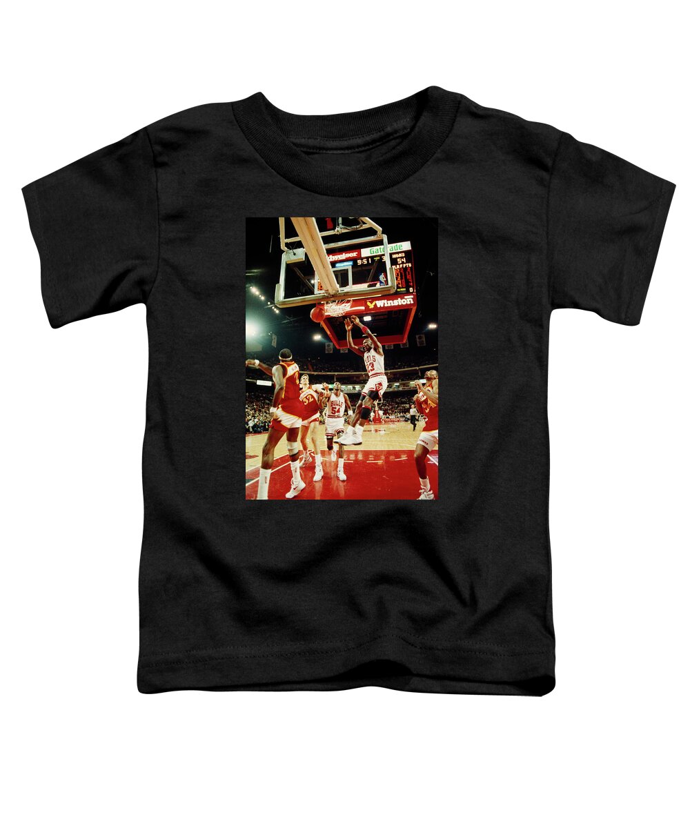Photography Toddler T-Shirt featuring the photograph Basketball Match In Progress, Michael by Panoramic Images