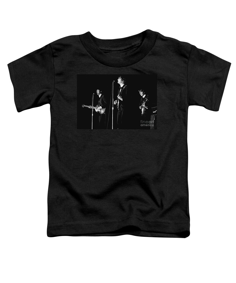 Beatles Toddler T-Shirt featuring the photograph Beatles In Concert, 1964 by Larry Mulvehill