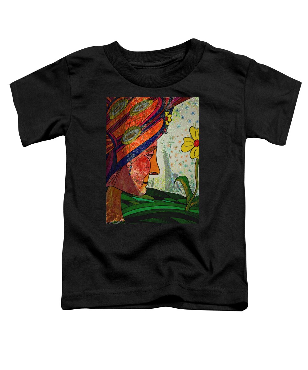 Gardens Toddler T-Shirt featuring the painting Becoming The Garden - Garden Appreciation by Marie Jamieson