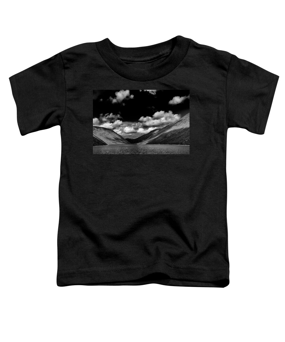 Silent Valley Toddler T-Shirt featuring the photograph Ben Crom 1 by Nigel R Bell