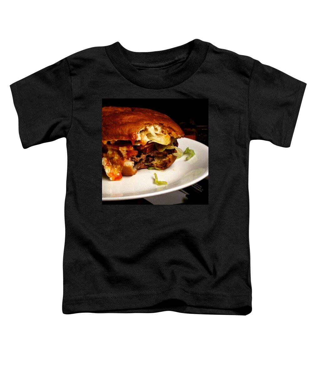 Food Toddler T-Shirt featuring the photograph Bite Into Goodness by Frank J Casella
