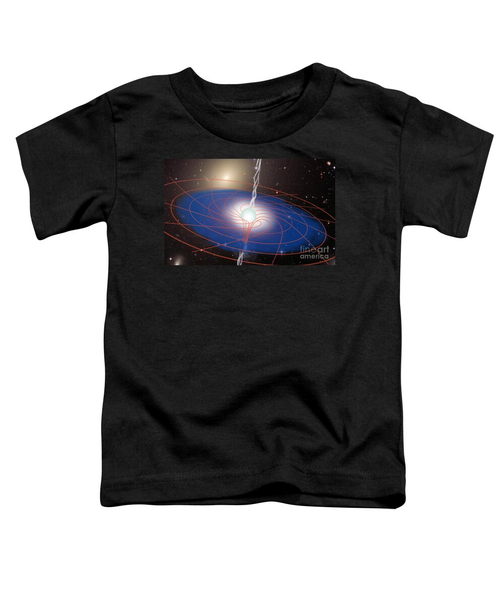 Illustration Toddler T-Shirt featuring the photograph Black Hole by Spencer Sutton