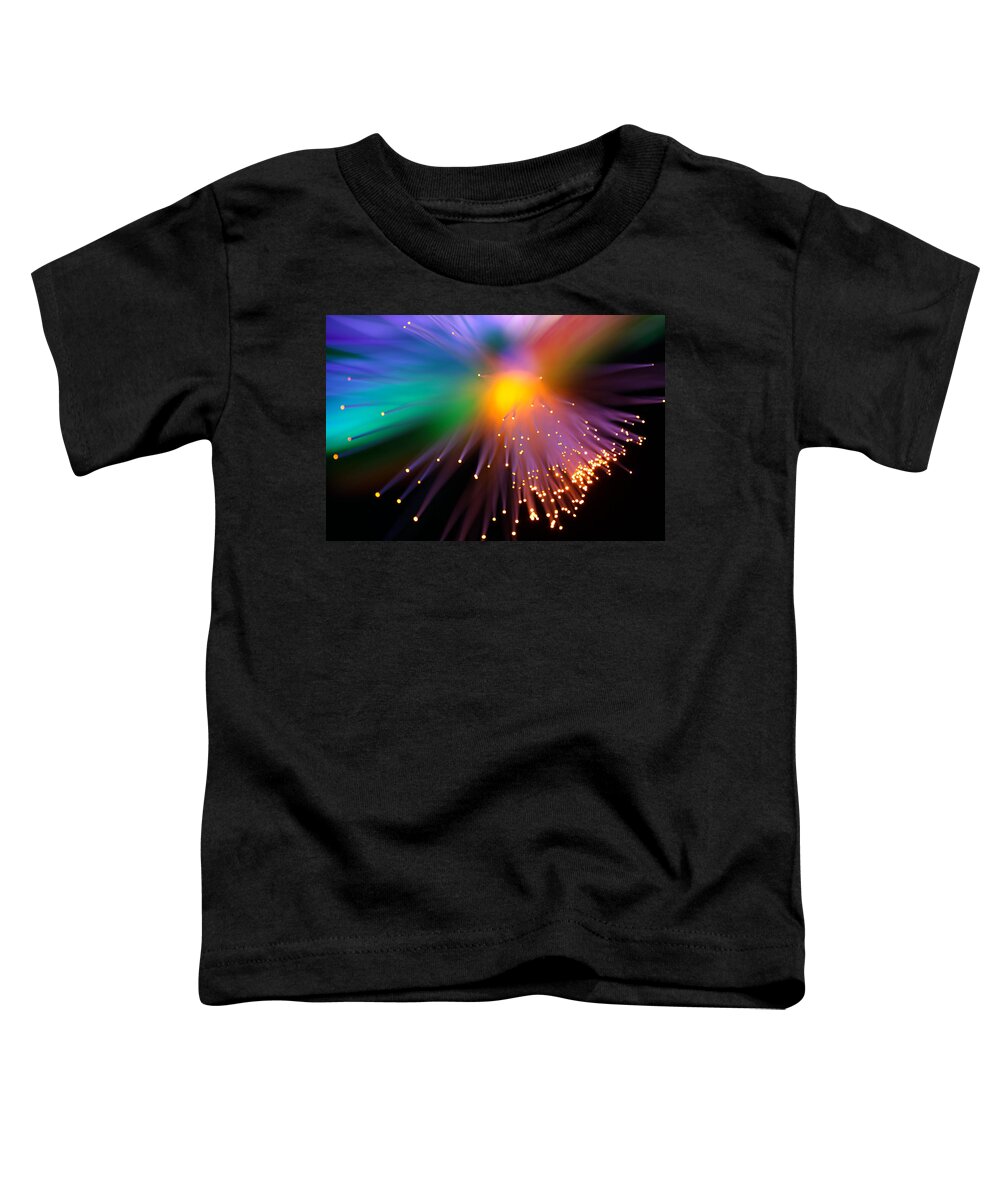 Abstract Toddler T-Shirt featuring the photograph Black Hole Sun by Dazzle Zazz