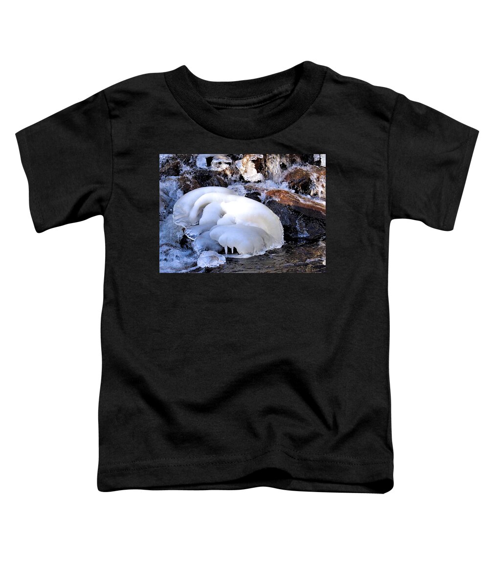 Blanket Of Ice Toddler T-Shirt featuring the photograph Blanket of Ice by Janice Drew