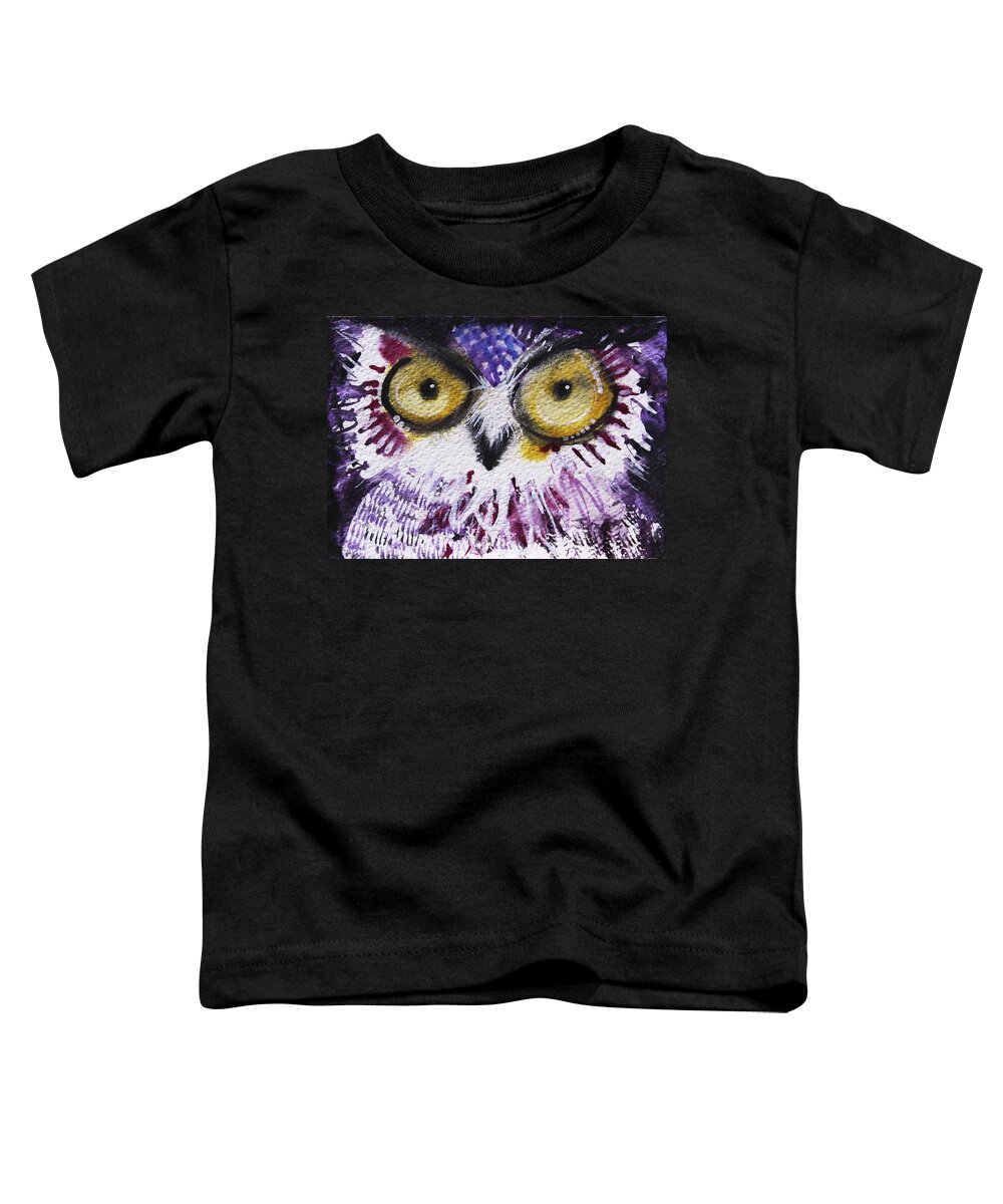 Moon Toddler T-Shirt featuring the mixed media Boink by Laurel Bahe