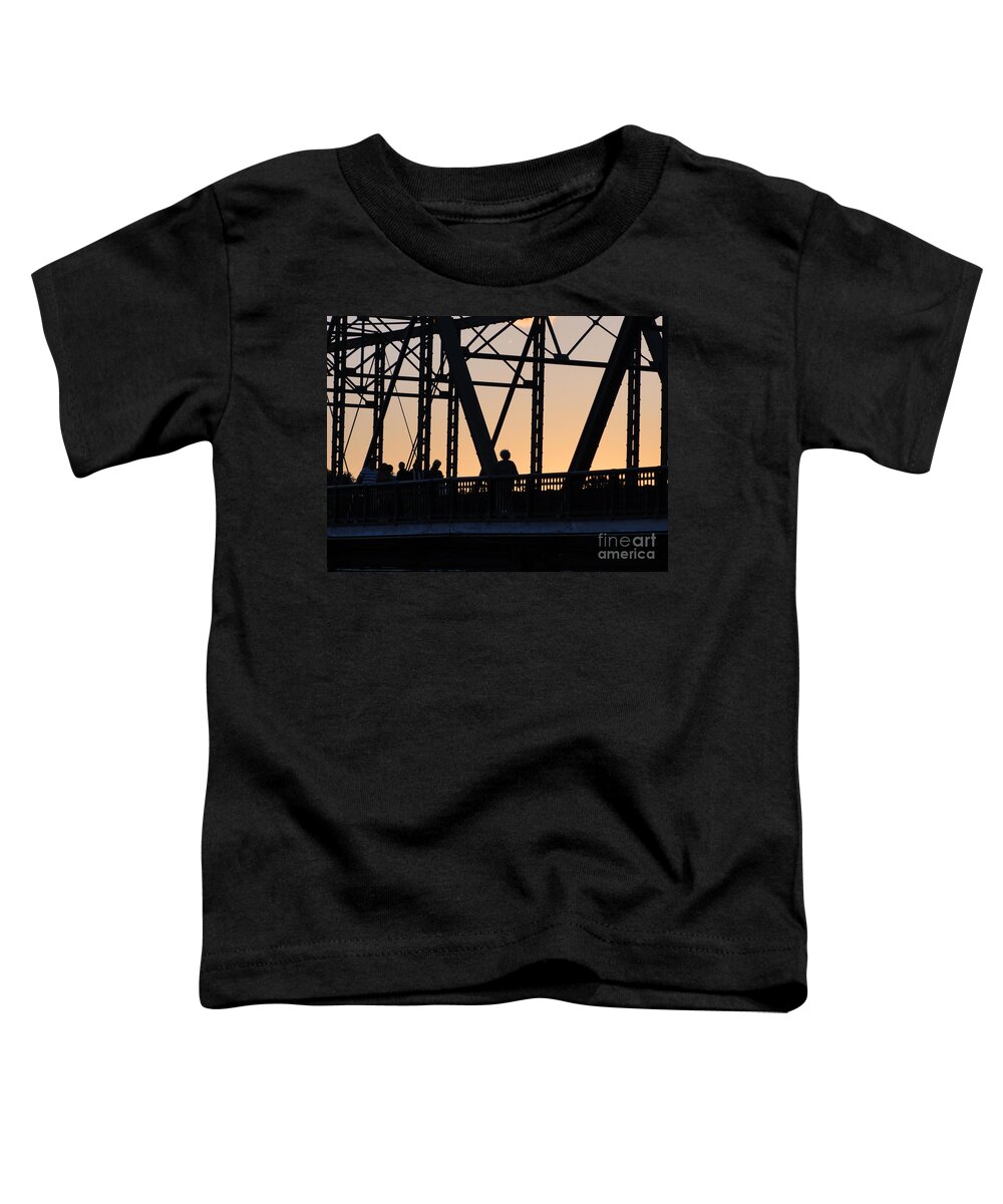 Bridge Toddler T-Shirt featuring the photograph Bridge Scenes August - 2 by Christopher Plummer