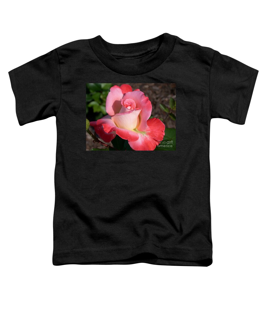 Brigadoon Rose Toddler T-Shirt featuring the photograph Brigadoon Rose by Living Color Photography Lorraine Lynch