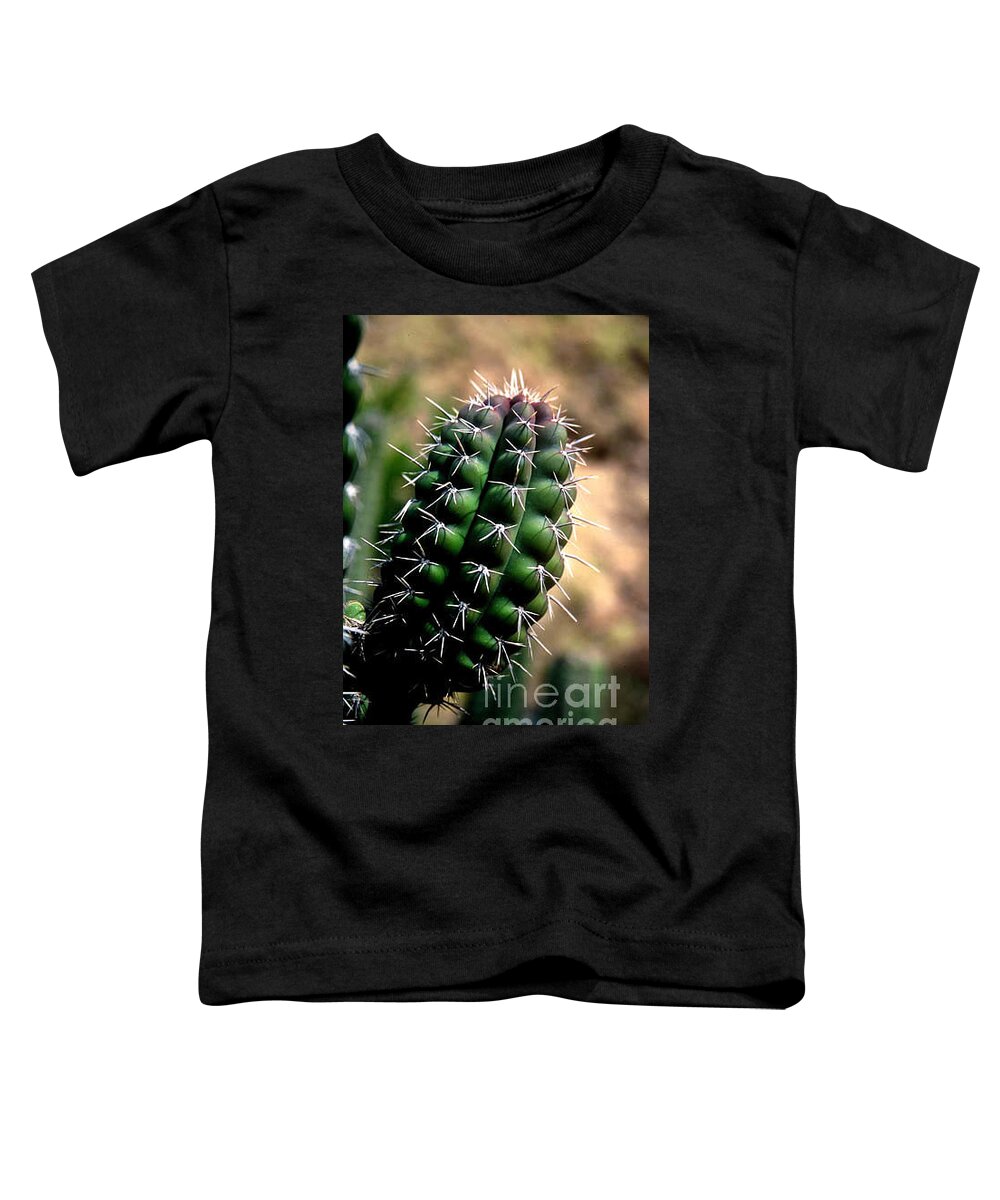 Sahuaro Toddler T-Shirt featuring the photograph Cactus Arm by Kathy McClure