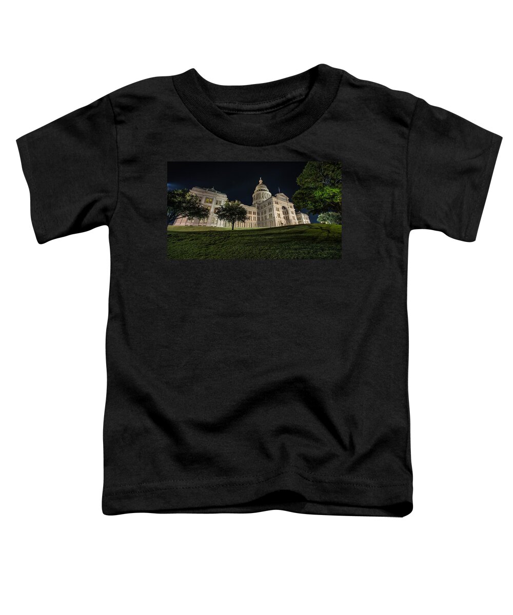 Austin Toddler T-Shirt featuring the photograph Capital On A Hill 2 by David Downs