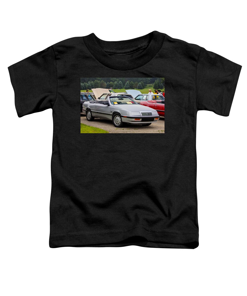 Chrysler Lebaron Convertible Toddler T-Shirt featuring the photograph Car Show 056 by Josh Bryant