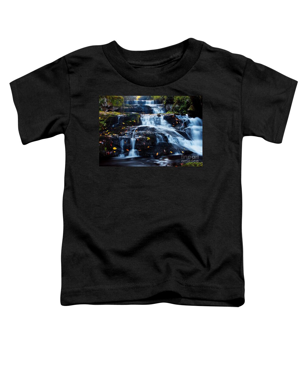 Waterfall Toddler T-Shirt featuring the photograph Cascade In Cosby II by Douglas Stucky