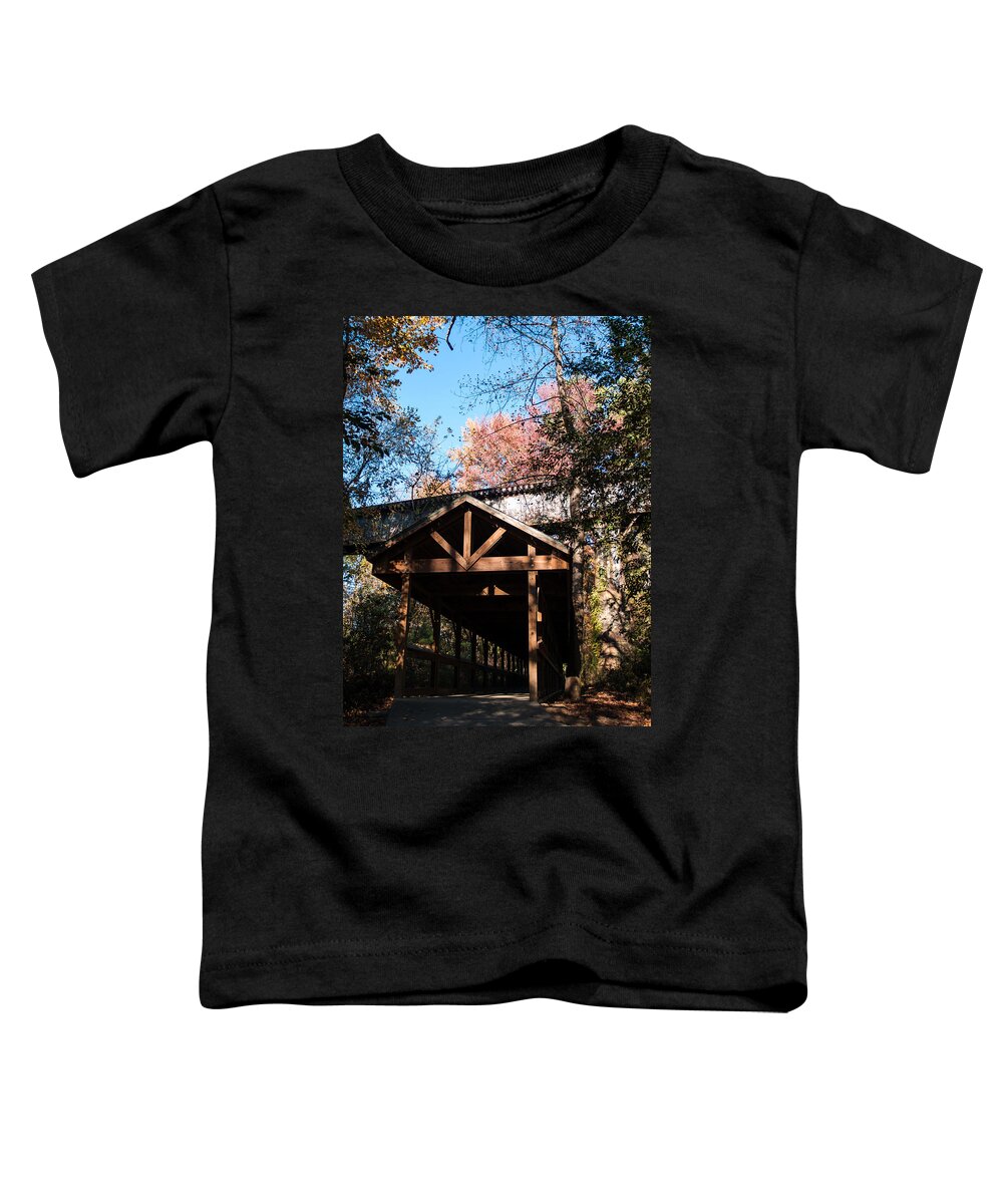 Cayce Toddler T-Shirt featuring the photograph Cayce Riverwalk by Charles Hite