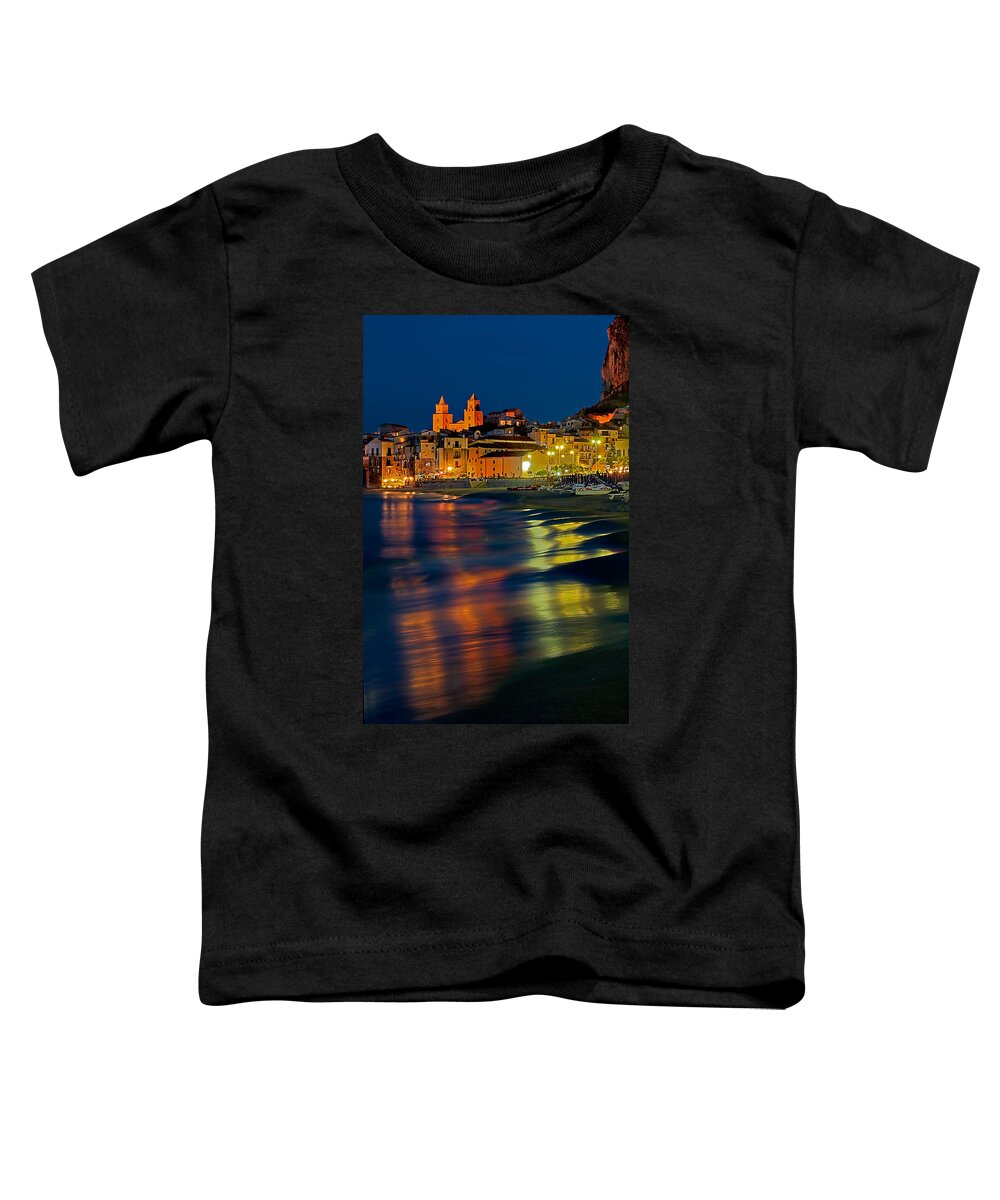 Cefalu Toddler T-Shirt featuring the photograph Cefalu by Robert Charity
