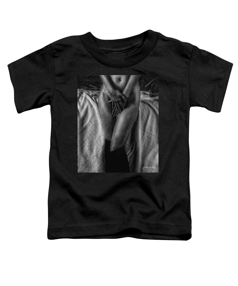 Woman Toddler T-Shirt featuring the photograph Chastity Belt by Donna Blackhall