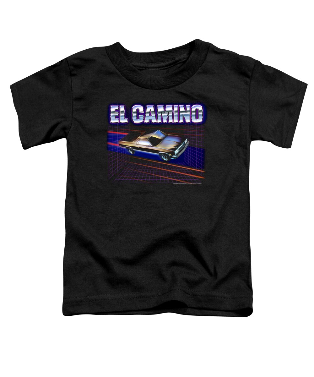  Toddler T-Shirt featuring the digital art Chevrolet - El Camino 85 by Brand A