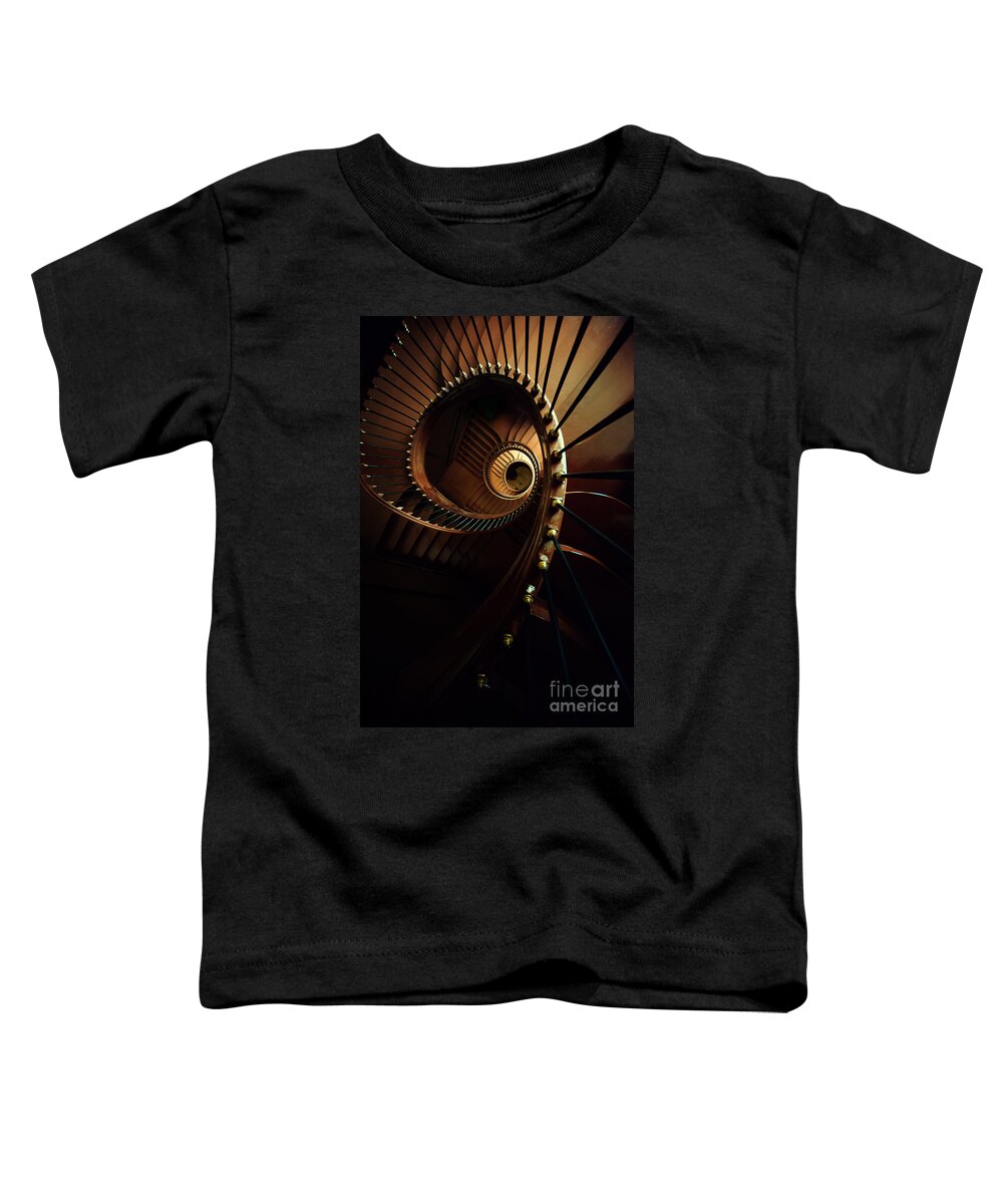 Staircase Toddler T-Shirt featuring the photograph Chocolate spirals by Jaroslaw Blaminsky
