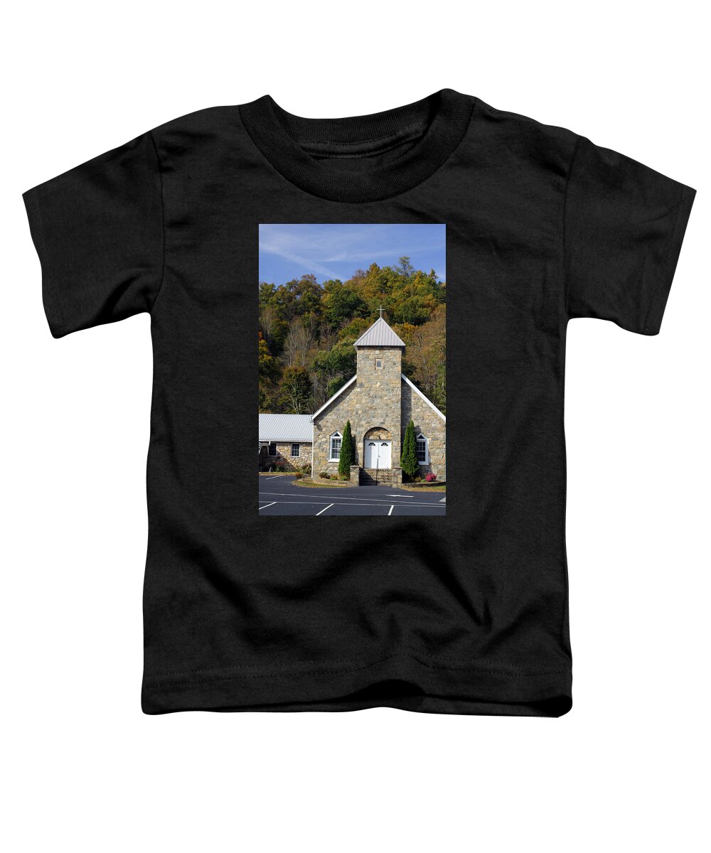 Churches Toddler T-Shirt featuring the photograph Church of Rock by Jennifer Robin