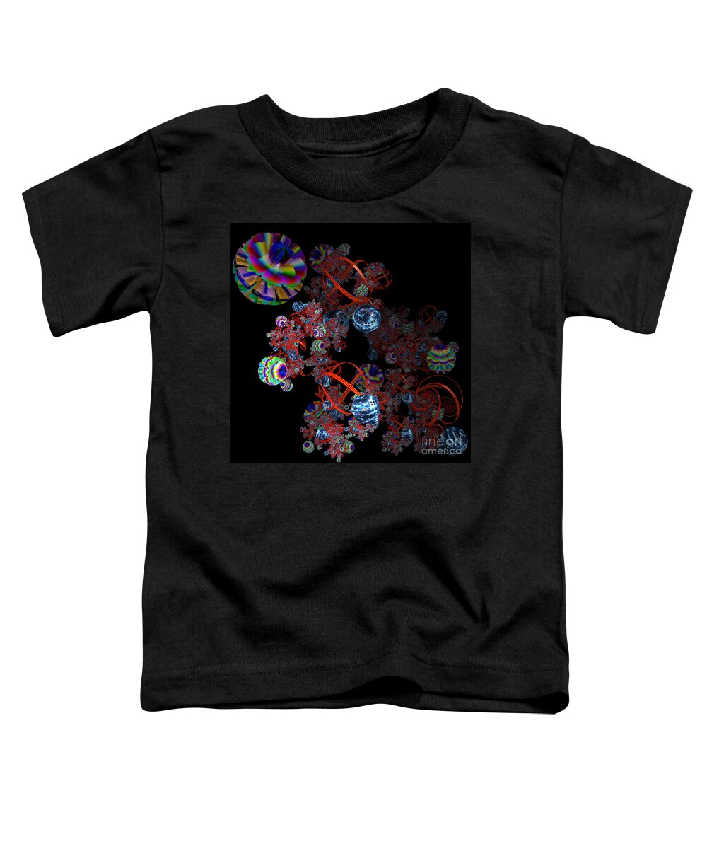  Toddler T-Shirt featuring the digital art Clown DNA by jammer by First Star Art