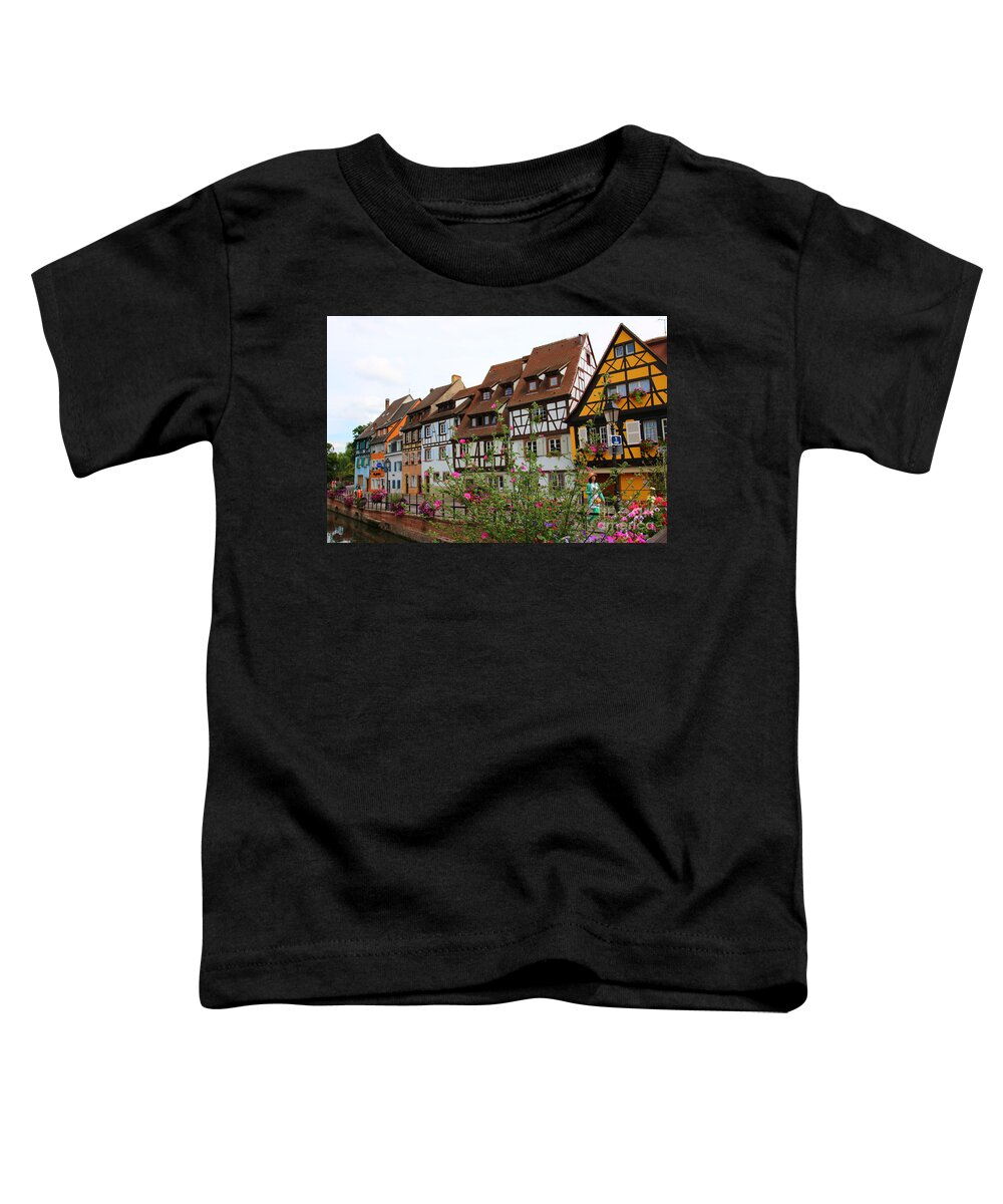 Canal Toddler T-Shirt featuring the photograph Colmar 3 by Amanda Mohler