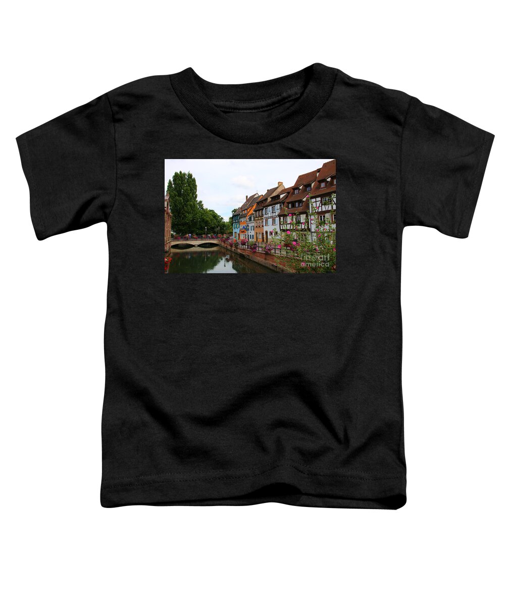 Canal Toddler T-Shirt featuring the photograph Colmar 6 by Amanda Mohler