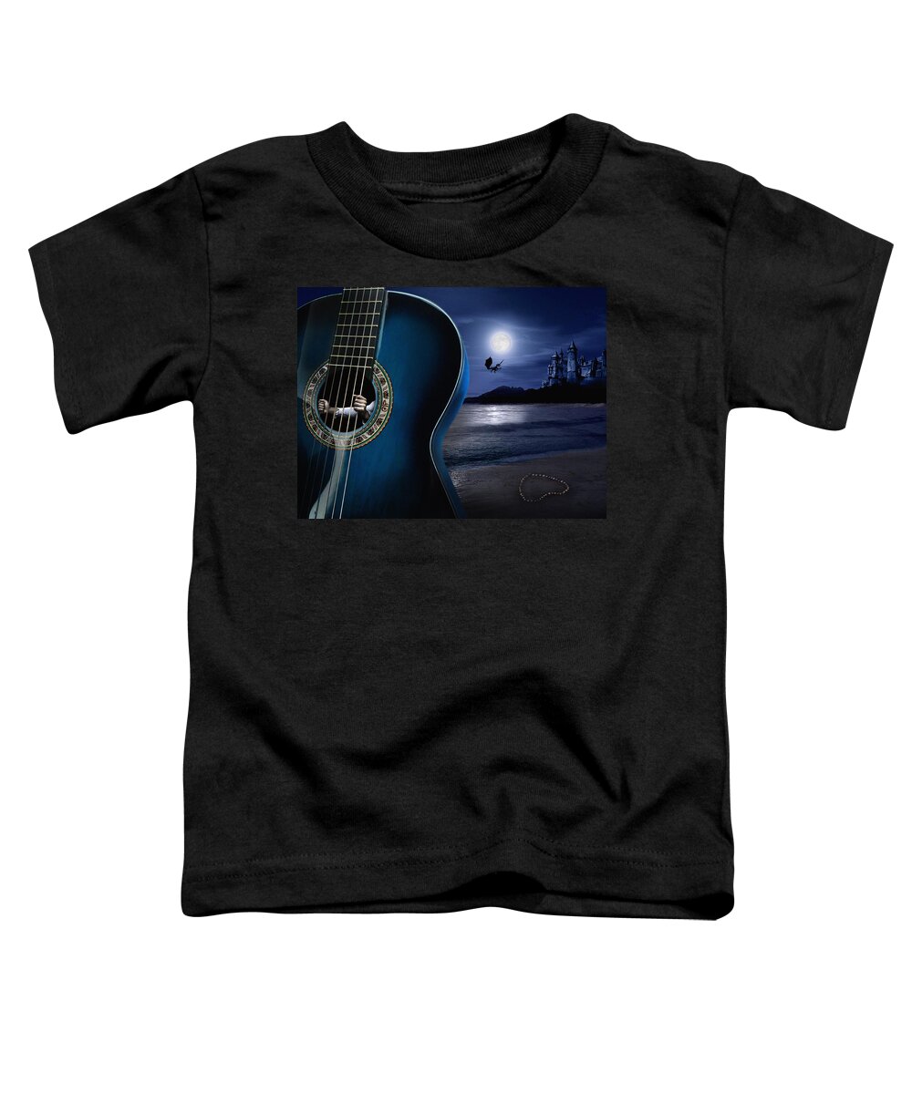 Condemned To Dream Toddler T-Shirt featuring the digital art Condemned to dream by Alessandro Della Pietra